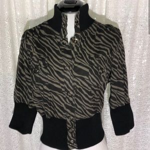 Forever 21 Zebra Jacket